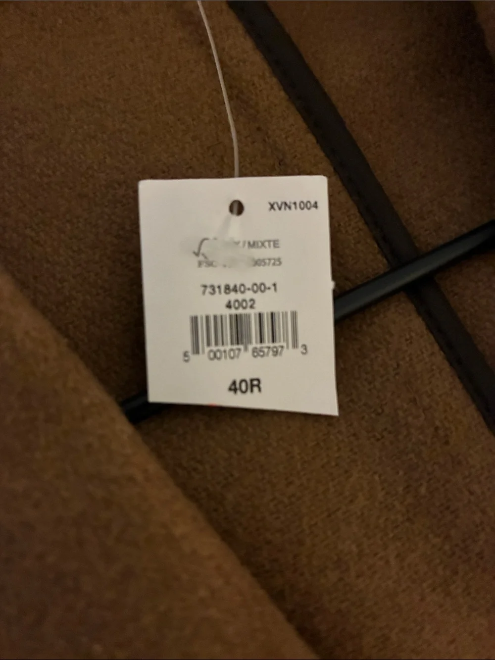 NWT Banana Republic Men's Tailored Fit Wool Blend Blazer Sport Coat Camel 40R